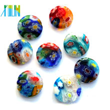 cabochons en verre oblat perles millefiori en gros